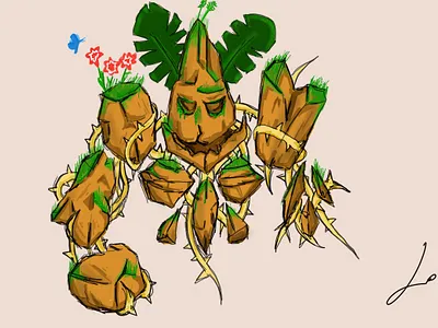 Tropic character concept concept art digital fantasy illustration rpg