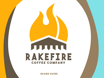 Rakefire Coffee co. Logo & branding guide adevertisement brand guide branding design graphic design illustration vector