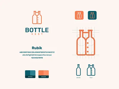 vest bottle awesome bottle brand branding clean combination logo company concept design designer dual meaning graphic icon illustration inspiration logo modern simple vector vest