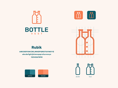 vest bottle awesome bottle brand branding clean combination logo company concept design designer dual meaning graphic icon illustration inspiration logo modern simple vector vest