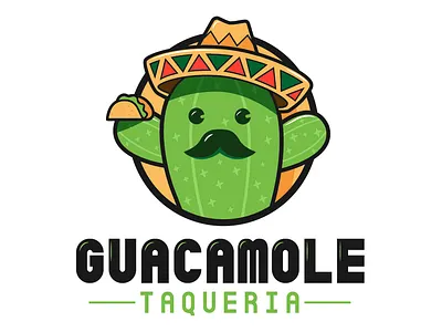 Guacamole Taqueria brand design branding branding design design food illustration illustrator logo mexico photoshop vector