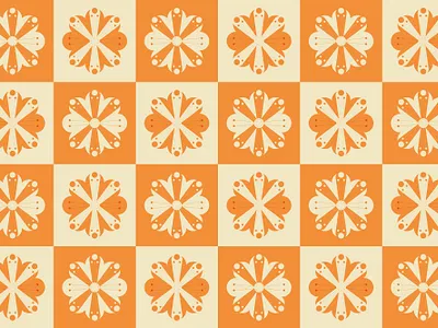 Retro Flower flower illustration plants retro retro design retrodesign vintage