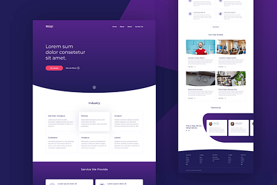 Landing page design template adobe xd branding design illustraion landingpage mockup mockup design mockup template ui ux uxui web