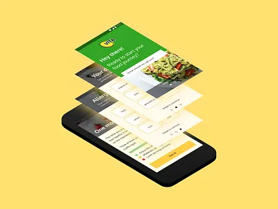 VITA - Health app onboarding app design figma figmadesign flat ui ux