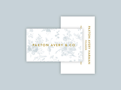 Paxton Avery & Co. – Logo apparel brand branding business card logo logotype typography wordmark