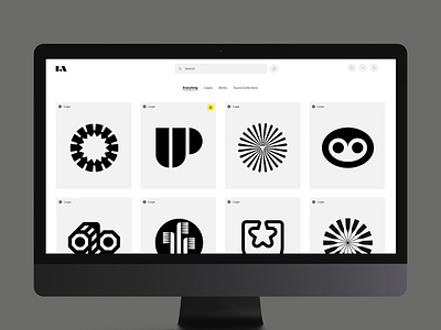 LogoArchive v2 branding design identity logo logos minimalist modernist