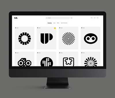 LogoArchive v2 branding design identity logo logos minimalist modernist
