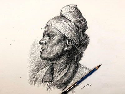 Portrait sketch - 5 | The working Women art drawing fineart pencil sketch portrait portrait art