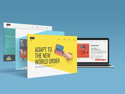 Allbeing UI Design design flat illustrator minimal typography ui ux vector web website