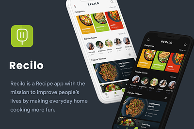 Online Recipes App UI Kit| Recipe Learning & Sharing App UI Kit app design app ui app ui ki app ui kit application clone app design food making app food recipe online recipe recipe ui ui design