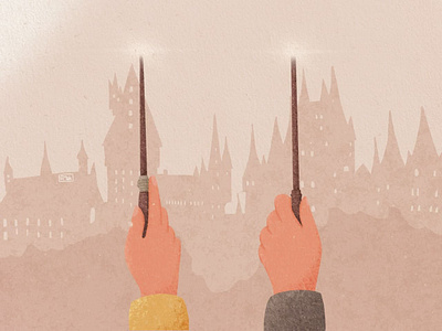 Harry Potter Day design ecology hands harry harry potter harrypotter harryvector hogwarts illustration magic malfoy procreate severus snape texture wends