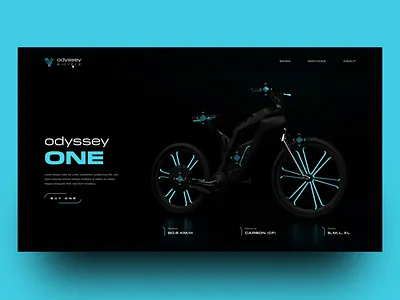 Free XD Odyssey Bicycle animation bicycle bike bike website free xd freebie freebies freexd ui ui ux ui design uidesign uiux ux ux ui ux design uxdesign uxui web design website