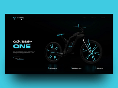 Free XD Odyssey Bicycle animation bicycle bike bike website free xd freebie freebies freexd ui ui ux ui design uidesign uiux ux ux ui ux design uxdesign uxui web design website