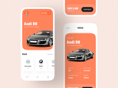 Car Rental App UI 2021 trend app design car rent car service clean ui inspiration interface minimal mobile app mobile app design mobile design mobiletrends mobileui popular design popular shot trending uiinspiration uitrends uiuxdesign uxuidesign