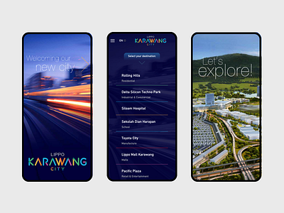 Lippo Karawang City - Mobile Website Profile apartment design house interaction ui ux website website design