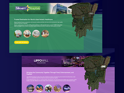 Lippo Karawang City - Website apartment design hospital house mall ui ux website