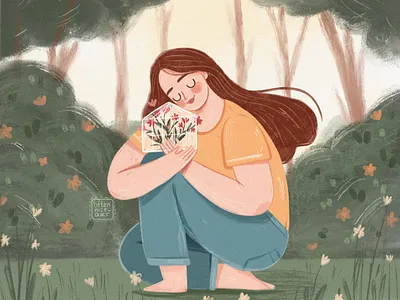 Plant Lover branding character character design design digital art flat flowers garden girl girl character grain greenhouse illustration woman yellow