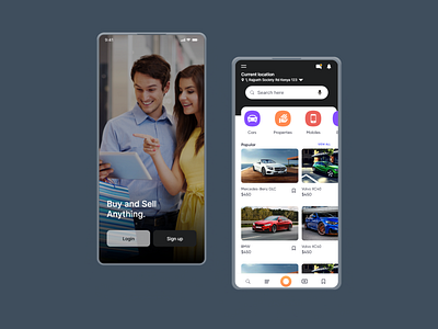 App similar to OLX app app concept app dashboard app design application buying goods for sale minimal selling typography ui ux