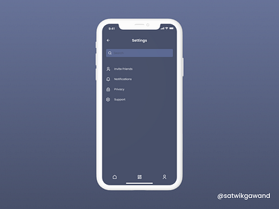 023 - Settings Page app app design app ui concept concept design design figma mobile ui uidesign