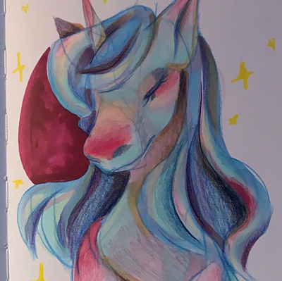 Unicorn design illustration