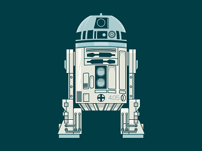 R2D2 - May the 4th be with you design fanart illustration maythe4th maythe4thbewithyou r2d2 star wars star wars day starwars vector vector art vector illustration