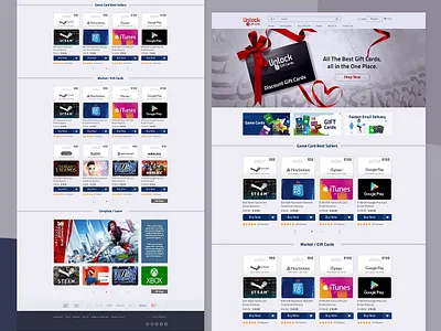 unlock gift card landing page design doller card page gift gift card website giftcard playstore card ui design unlockgift landing page ux design
