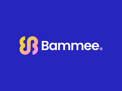 Bammee Logo abstract app logo b letter b logo b logomark b monogram bb logo buy logo creative gennady savinov logo design geometric gradient ios logo logo design media music playlist professional sound tracks