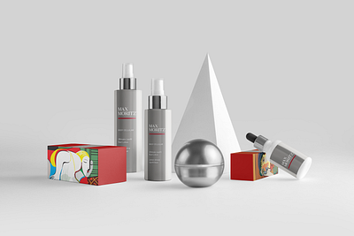 Max Moritz | Cosmetics branding identity illustration logo packaging design photography