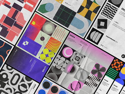 Generative Patterns Collection/ April 2021 abstract art artwork bauhaus collection design freebie geometric illustration mockup modern modernism pattern poster print shape swiss typography unique vector