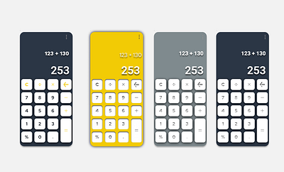 Calculator - Daily UI 004 calculator dailyui design graphic design