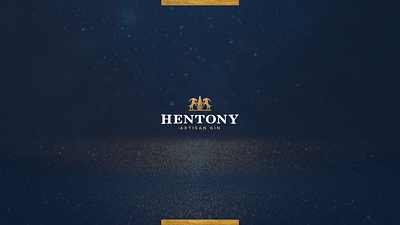 HENTONY Gin logo alcohol gin goat goats logo tree