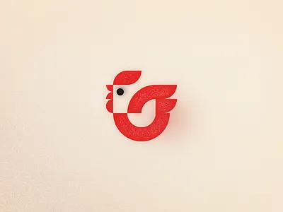 Bari - Football Logo Redesign - Concept animal bari chicken chicken wings circular cock concept football geometrical goldenratio logo minimal noise red redesign soccer vector vintage