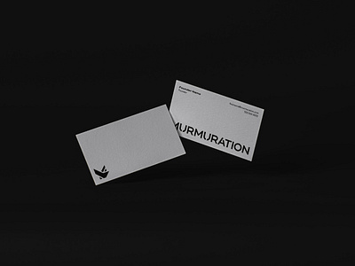 Murmuration Business Cards agency art direction brand identity branding branding identity business card design business cards creative direction design graphic design logo logo design stationart