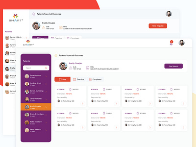 Patient Report Page branding dailyui dashboard design dashboard ui design ui ui design uidesign uiux ux