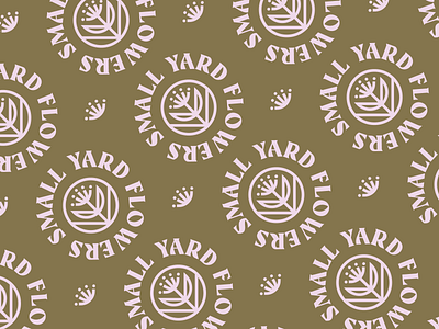 SY Pattern Design brand brand identity branding design flower flower logo geometric graphic design icon identity logo logo design mark pattern portland seal set type typography logo