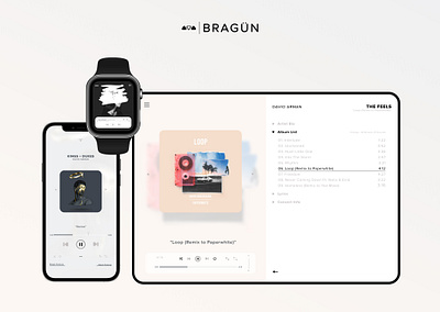 Bragün app design apple dailyui dailyui009 design duxedraft logo minimal music app ui uxdesign