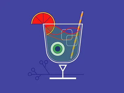 spooky drink animated app design drink illustration motion motion graphic motiongraphics vector web