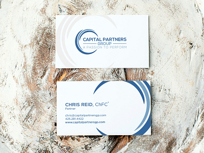 Business Card Design blue brand branding business card business card design businesscard circle design graphicdesign investment marketing network print print design real estate typography