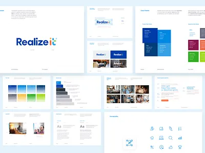 Realizeit Style Guide brand book brand guidelines style guide