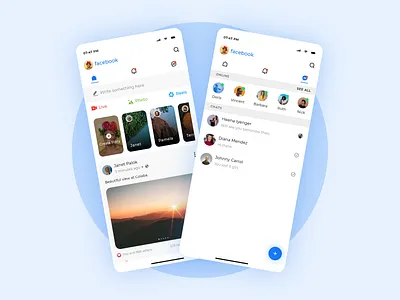 Facebook Redesigned - Clutter Free adobe xd app design card design card ui cards ui design face facebok uiux facebook facebook cover facebook new facebook redesign facebook revamp facebook revamped figma uiux uiuxdesigner xd