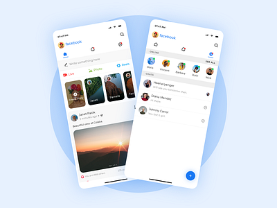 Facebook Redesigned - Clutter Free adobe xd app design card design card ui cards ui design face facebok uiux facebook facebook cover facebook new facebook redesign facebook revamp facebook revamped figma uiux uiuxdesigner xd