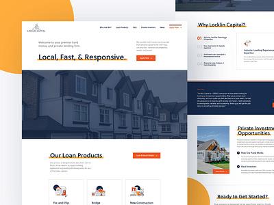 Locklin Capital Website Design clean construction creative design financial homepage investment landing page loan modern popular shot ux ux ui uxdesign uxui web web design web design agency website wordpress