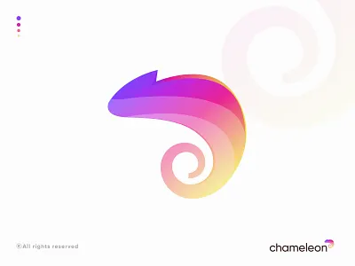 chameleon / lizard / reptile / Icon / Mark / Symbol Logo design animal character branding chameleon logo character colorfull concept creaive graident icon illustration lizard logodesign mark mascot modern reptile symbol typography vector