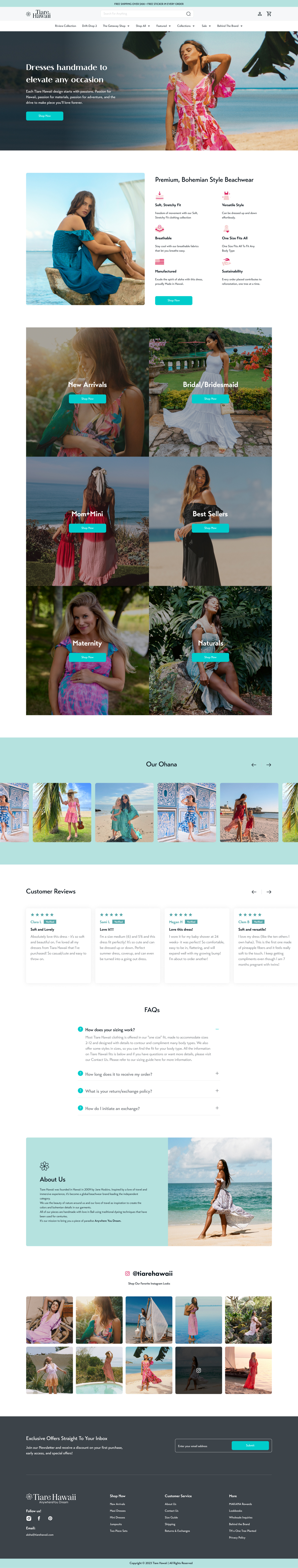 Example of Web Design & Development