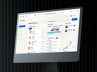 Inventix- SaaS Warehouse - Delivery Services dashboard design inventory inventory app inventory dashboard saas saas warehouse storage store ui ui design ux warehouse app warehouse dashboard