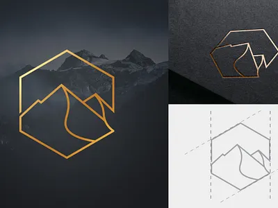 Mountain Hexagon Logo adventure logo brand identity dribble showcase fiverr logo hexagon hexagon logo logo logo design luxury logo minimal minimalist logo modern logo mountain mountain logo outdoor logo premium logo professional logo