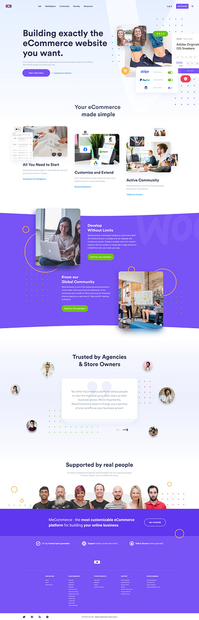 E-commerce Landing Page app branding design graphic design illustration minimal typography ui uidesign ux web