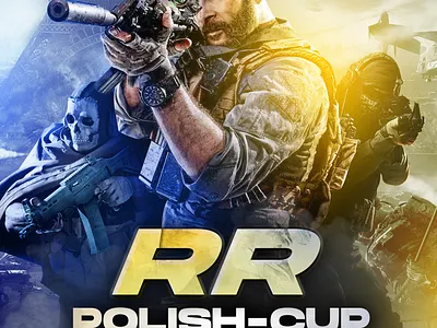 Warzone tournament poster branding cod cup design illustration logo photo photomanipulation photoshop poster poster design warzone