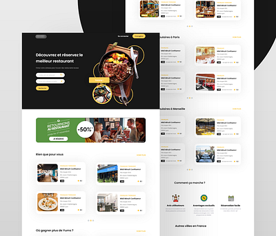 Restaurant Web App adobe app design interface redesign restaurant restaurant app ui uidesign ux uxdesign xd