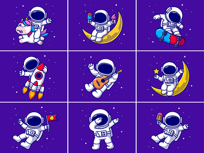 Astronaut space👩🏻‍🚀🌙⭐ astroman astronaut astronaut activities astronaut space astronaut suit astronomy custome astronaut cute flying astronaut food ice cream icon illustration logo moon rocket ski space star unicorn